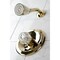 Kingston Brass Shower Faucet, Polished Brass, Wall Mount KB532SO - alternate 3